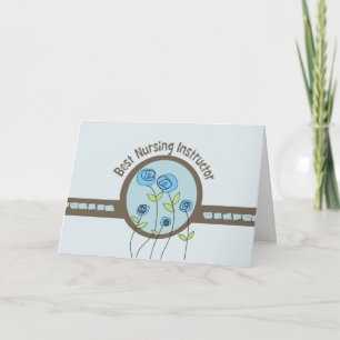 Meilleur Carte de remerciements d'instructeur en s