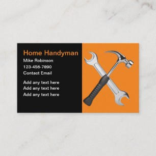 Meilleur Carte de visite Handyman Bold
