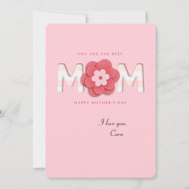 Meilleur Carte photo maman (Devant)