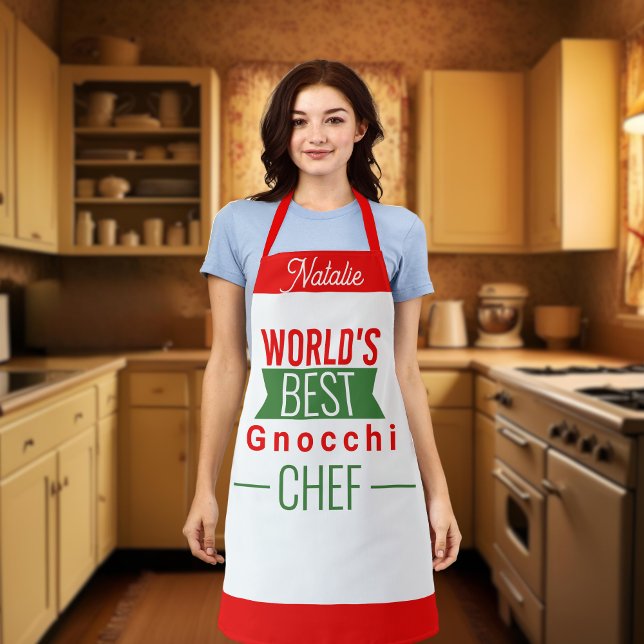 Meilleur chef de Gnocchi du monde - tablier person (Créateur téléchargé)