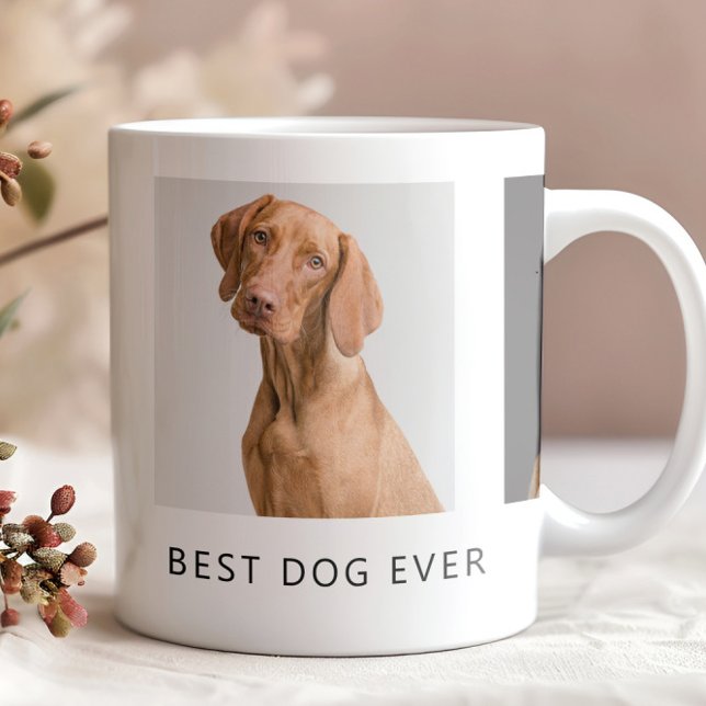 Meilleur Chien Jamais Personnalisé Photo Mug (Créateur téléchargé)