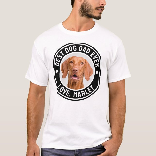 Meilleur Chien Papa Jamais T-Shirt Personnalisé An (Devant)