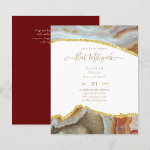 Meilleur choix Cartons d'invitation BAT MITZVAH pa
