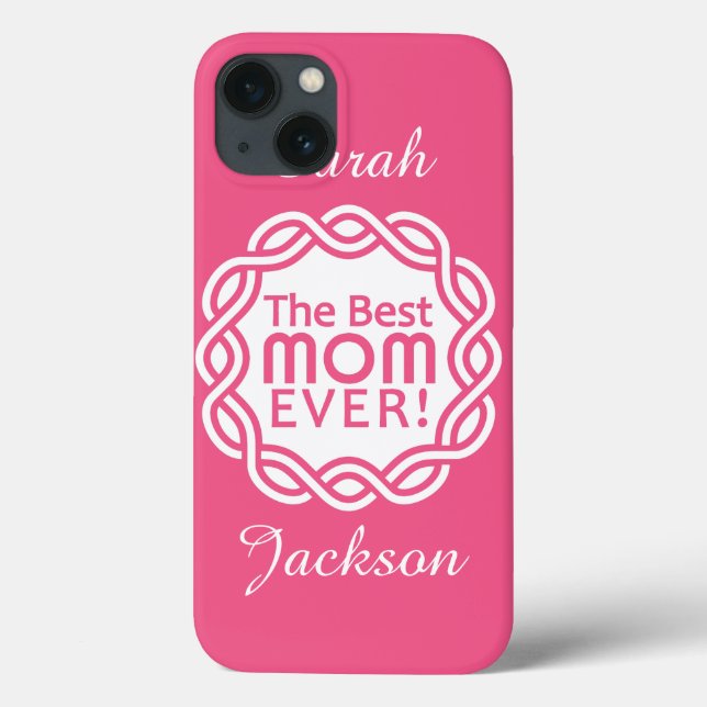 MEILLEUR coque MOM personnalisé (Verso)