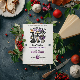 Meilleur Costume Halloween Fête Invitation
