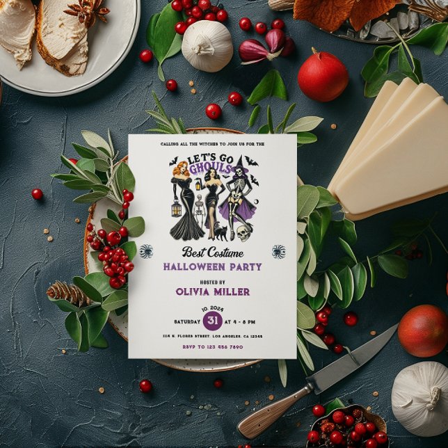 Meilleur Costume Halloween Fête Invitation (Créateur téléchargé)