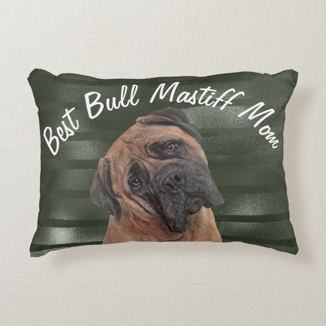 Meilleur Coussin d'accent maman Bull Mastiff (Devant)