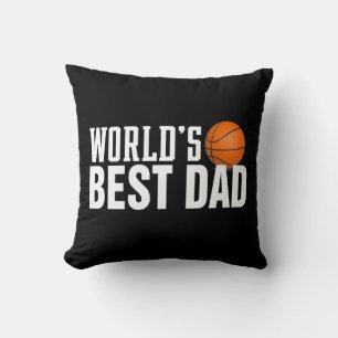 Meilleur Coussin de basket-ball de typographie pap