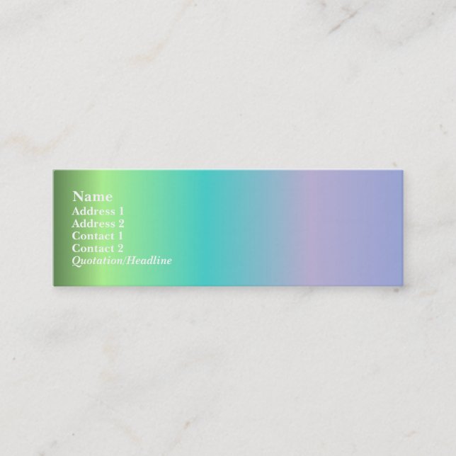 Meilleur dans la carte de profil d'exposition (Devant)