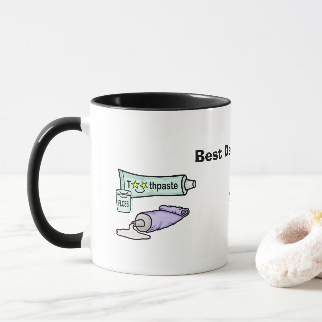 Meilleur Dentiste Jamais Mug (Avec donut)