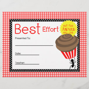 Meilleur Effort Award - En vichy Rouge avec ant & 
