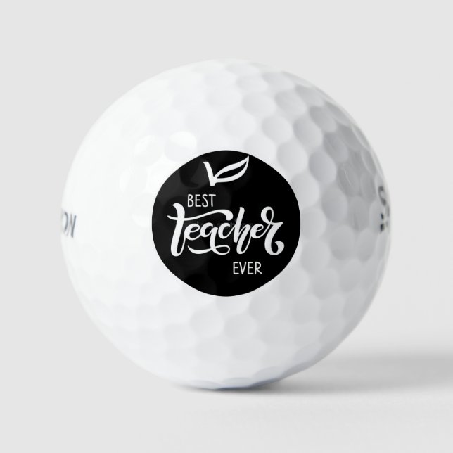 **MEILLEUR ENSEIGNANT** BALLES DE GOLF (Recto)