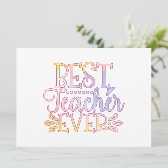 Meilleur enseignant jamais (Debout devant)