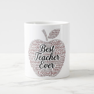 Meilleur Enseignant Jamais Mug en Café avec Mot Ar