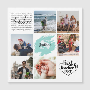 Meilleur enseignant jamais personnalisé Collage ph