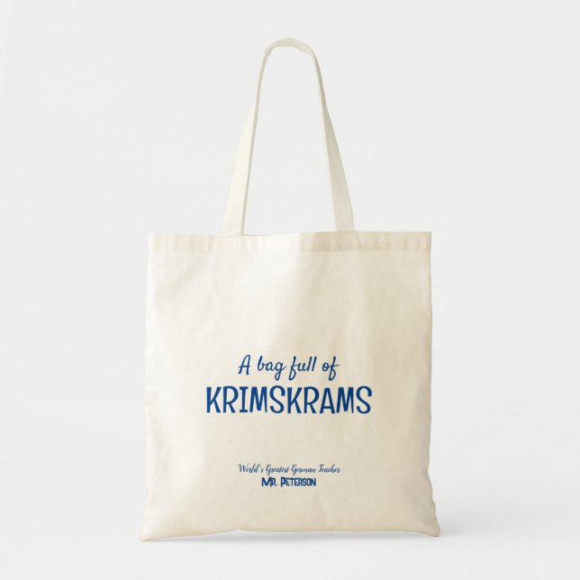 Meilleur enseignant personnalisé sac fourre-tout d (Devant)