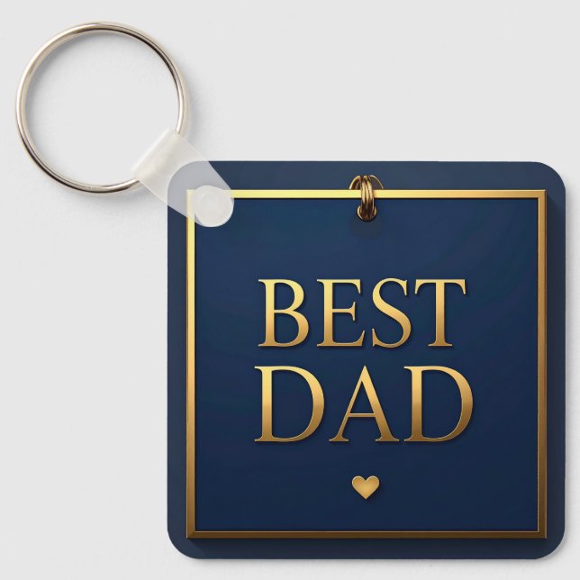 Meilleur ensemble de porte-clés pour papa (Recto)