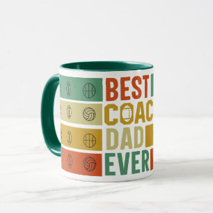 Meilleur Entraîneur Papa Jamais Café Mug