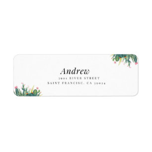 Meilleur étiquette d'adresse de retour de couple é