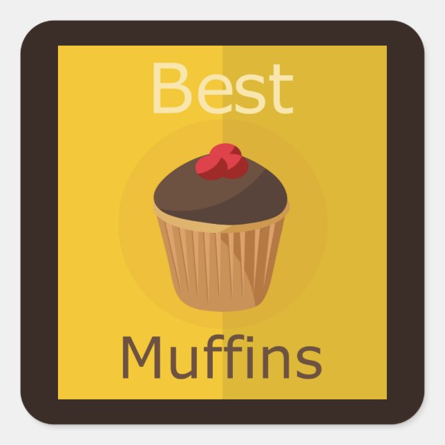 Meilleur Étiquette pour les muffins (Devant)