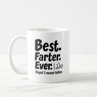Meilleur Farter Ever Mug - Drôle cadeau Fête des p