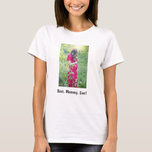 Meilleur. Futur maman. Jamais ! T-shirt photo fami