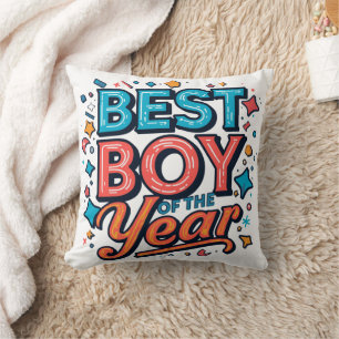 Meilleur Garçon De L'année Coussin - Décoration De