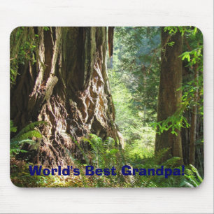 Meilleur Grand-Père de Wold ! tapis de souris Arbr