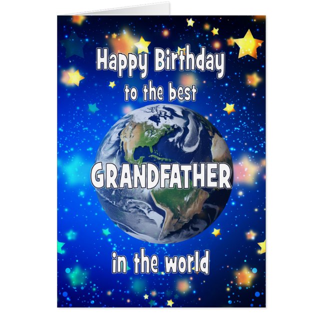 Meilleur Grand-Père Du Monde Anniversaire (Devant)