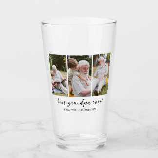 Meilleur Grand-Père Garder Un Verre Multi Photo