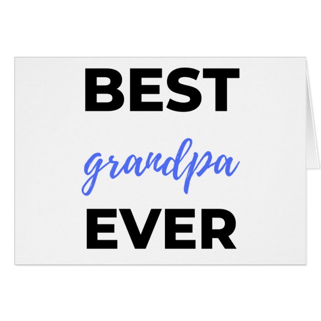 Meilleur grand-père jamais bl (Devant horizontal)