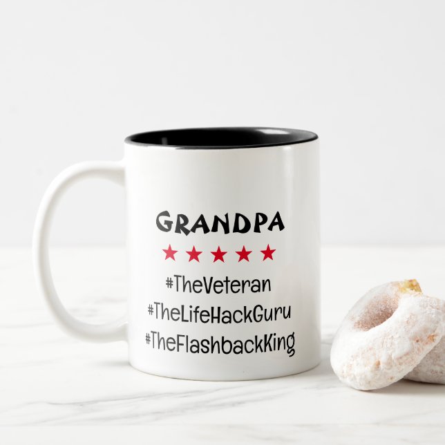 Meilleur grand-père jamais Mug (Avec donut)