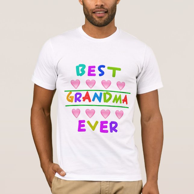 MEILLEUR GRANDMA JAMAIS T-SHIRT (Devant)
