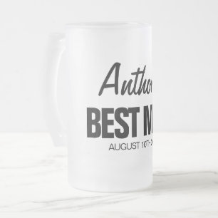 Meilleur homme personnalisé gelé cadeau de tasse d