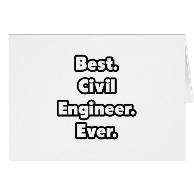 Meilleur. Ingénieur civil. Jamais. (Devant horizontal)