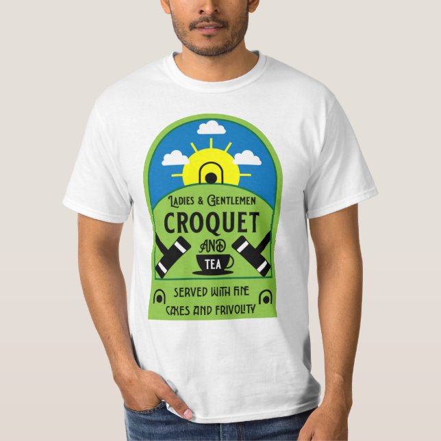 Meilleur Jeu De Croquet Drôle T-Shirt (Devant)