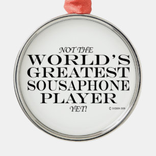 Meilleur Joueur Sousaphone Pourtant Ornement Métal