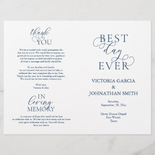 Meilleur Jour Jamais, Cérémonie Mariage Programmes