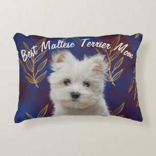 Meilleur Maltais Terrier Maman Accent Coussin