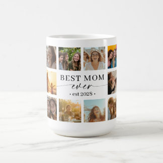 Meilleur Maman Mug Cadeau Collage Photo