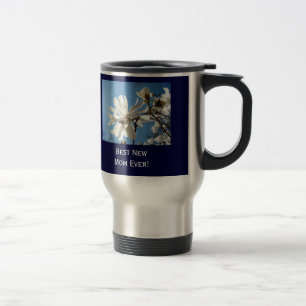 Meilleur maman nouveau tasses Blue Sky Magnolia Fl