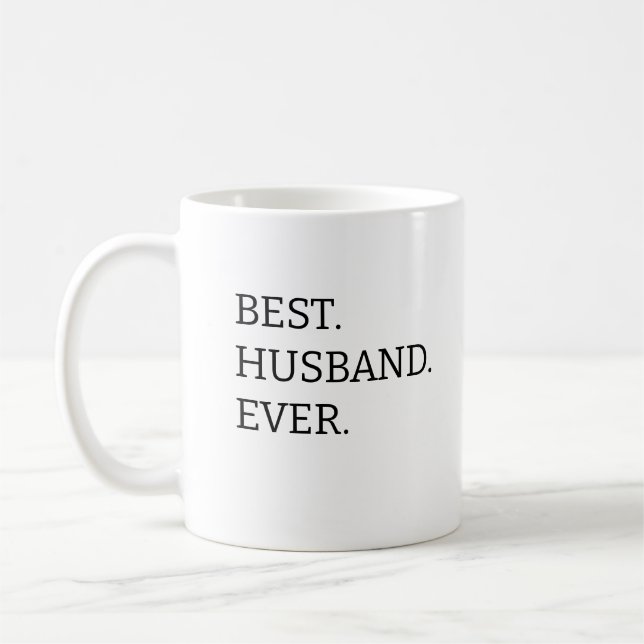 Meilleur. Mari. De tous les temps. tasse pour mari (Gauche)