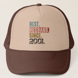 MEILLEUR MARI DEPUIS 2001 CASQUETTE DE CAMIONNEUR