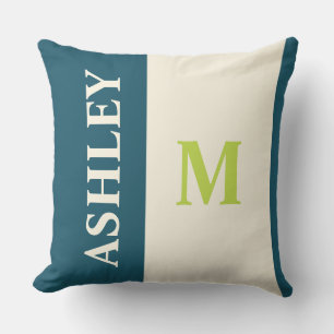 Meilleur Monogramme personnalisé Coussins de patio