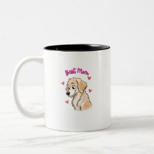 Meilleur Mug de Maman de Chien – Mignon Chiots Ret