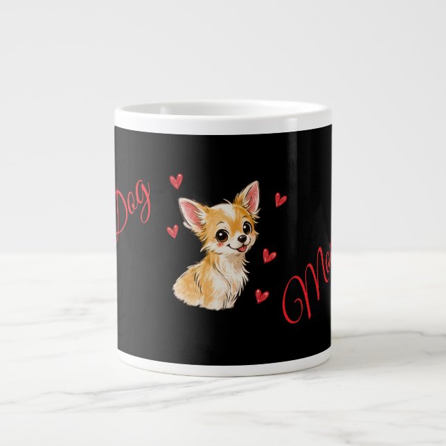 Meilleur Mug de Maman de Chien – Mignon Chiots Ret (Devant)