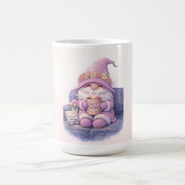 Meilleur Mug Gnome Maman (Centre)