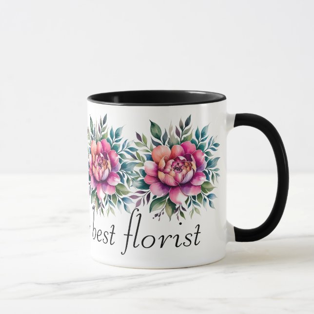 Meilleur Mug pour le meilleur fleuriste (Droite)