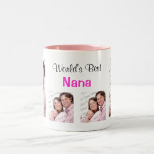 Meilleur Nana Photo Mug Pink au monde