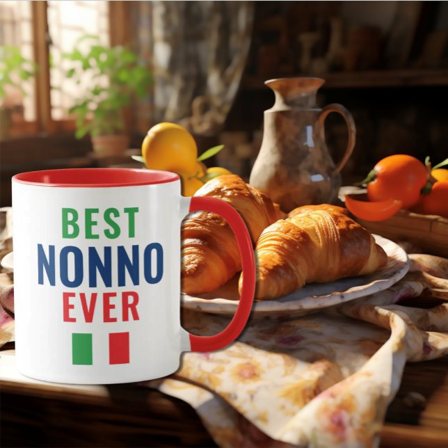 Meilleur Nonno Jamais Italien Fête des pères Mug (Créateur téléchargé)